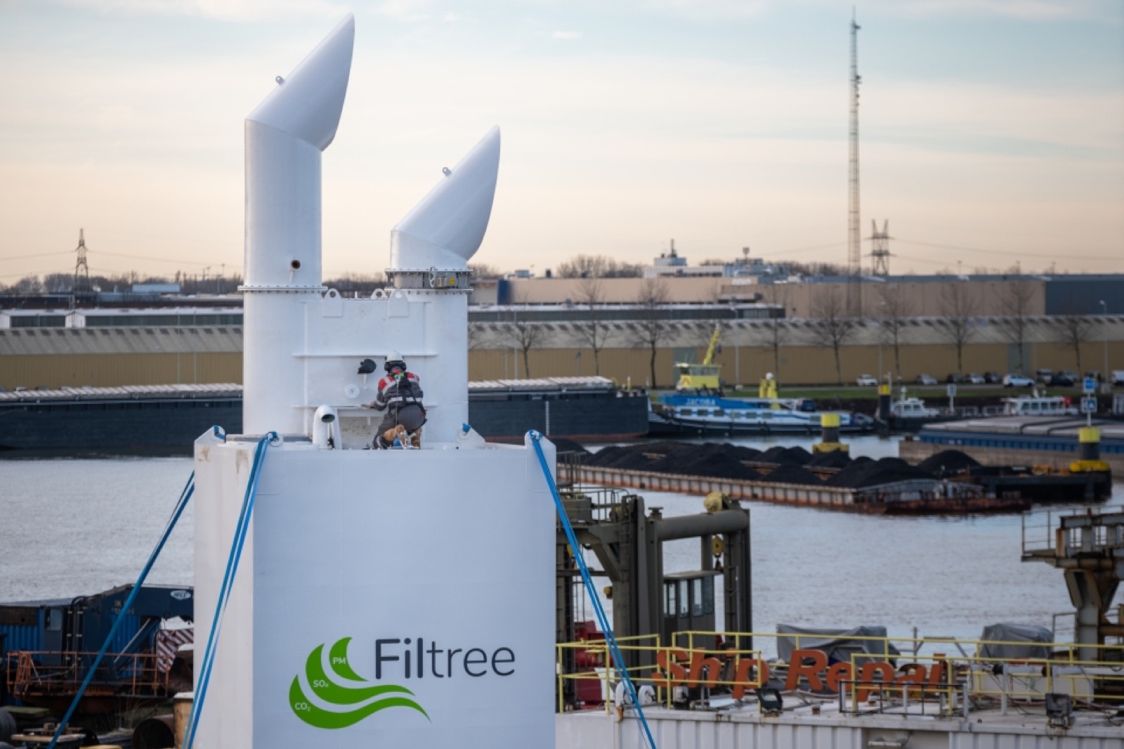 Value Maritime's Filtree system installed on a ship